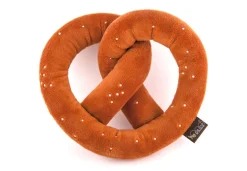 NY Pretzel Plush Dog Toy