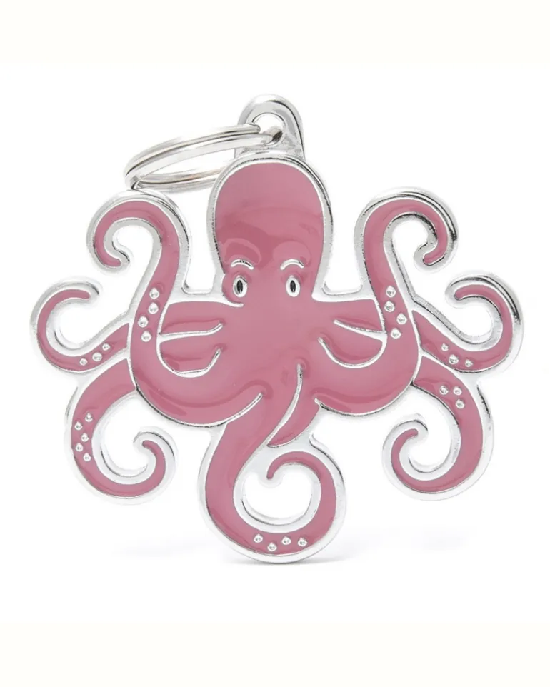 Octopus Custom Pet ID Tag