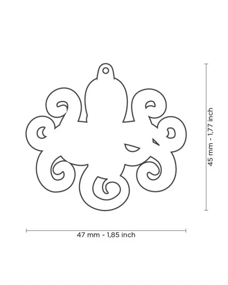 Octopus Custom Pet ID Tag