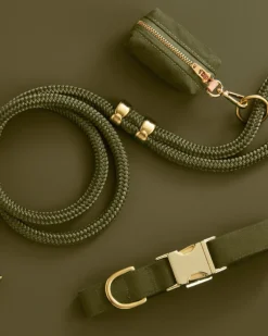 Olive Waxed Canvas Waste Bag Dispenser (Made in the USA)