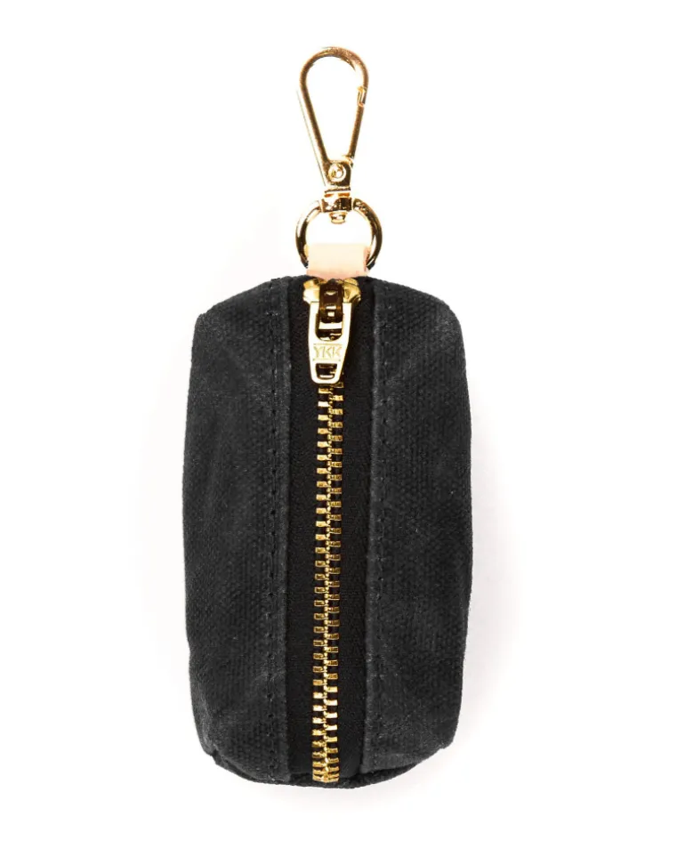 Onyx Waxed Canvas Waste Bag Dispenser (Made in the USA)