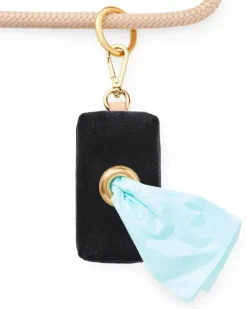 Onyx Waxed Canvas Waste Bag Dispenser (Made in the USA)