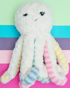 Opal the Octopus Squeaky and Crinkle Dog Toy
