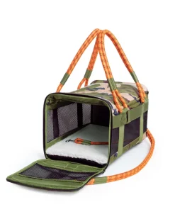 Out-Of-Office Airline Compliant Pet Carrier in Camo w/ Orange (Pro Edition)