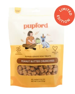 Peanut Butter Crunchies Dog Treats