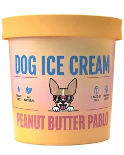 Peanut Butter Pablo Human Grade Dog Ice Cream Mix (Lactose-Free)