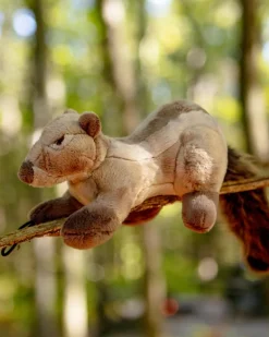 Peanut the Squirrel Squeaky Dog Plush Toy