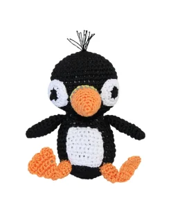 Peter the Puffin Organic Cotton Knit Dog Toy