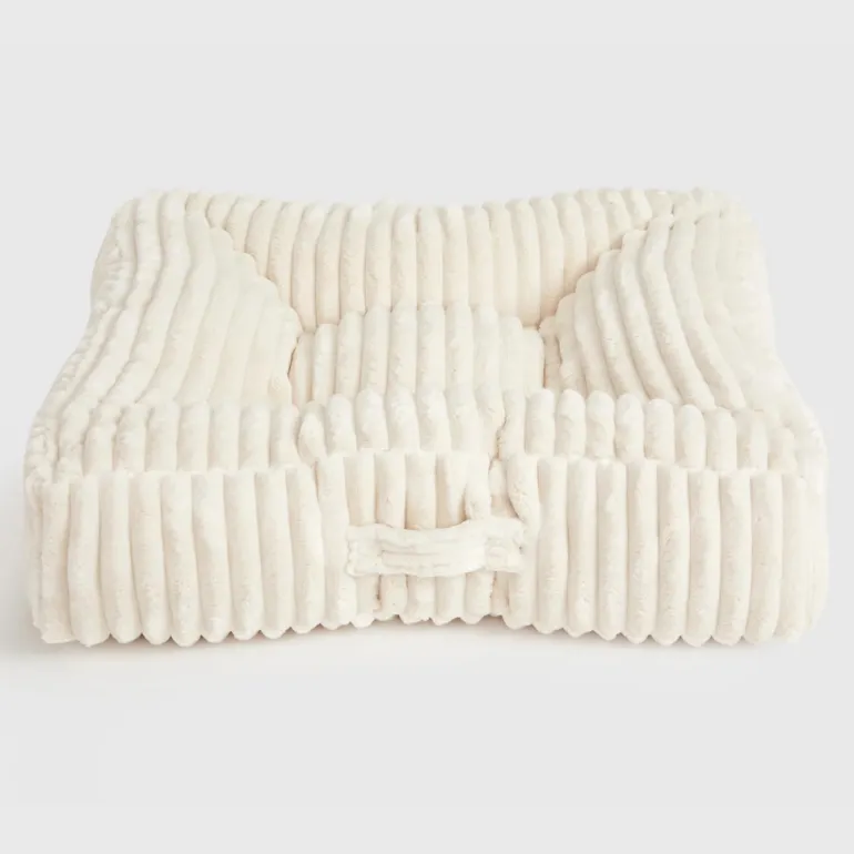 Pillow Top Dog Bed in Luna Ivory (Direct Ship)(Made in the USA)