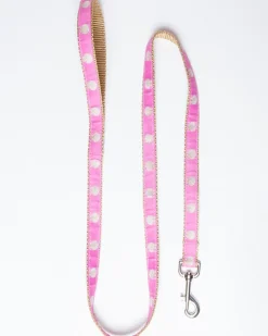 Pink Scallop Shell Dog Leash (Made in the USA)