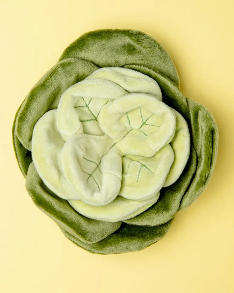 Plush Cabbage Snuffle Dog Toy