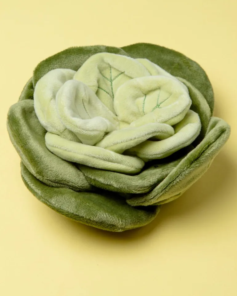 Plush Cabbage Snuffle Dog Toy