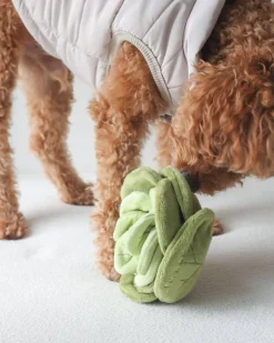 Plush Cabbage Snuffle Dog Toy