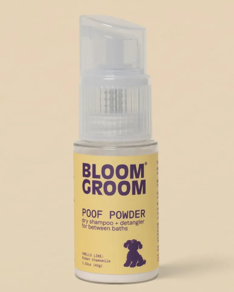 Poof Powder Dry Shampoo & Detangler for Dogs