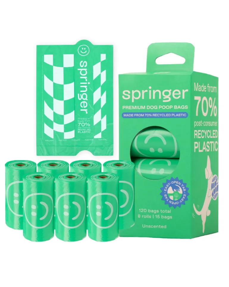 Premium Dog Poop Waste Bags (120 Bags | 8 Rolls)