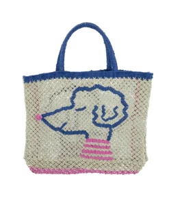 Pretty in Poodle Jute Bag