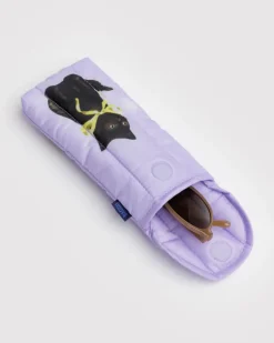 Puffy Glasses Sleeve in Fancy Cats (FINAL SALE)