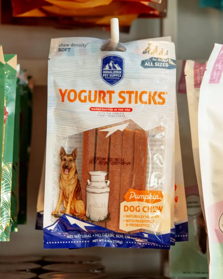Pumpkin Yogurt Sticks Dog Treat