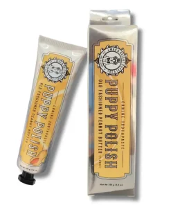 Puppy Polish Toothpaste in Old Fashioned Peanut Butter