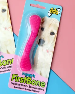 Puppy's First Bone Teething Toy (Made in the USA)