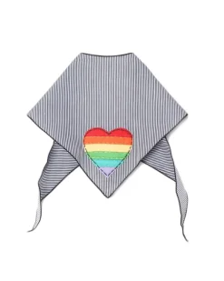 Rainbow Heart Dog Bandana