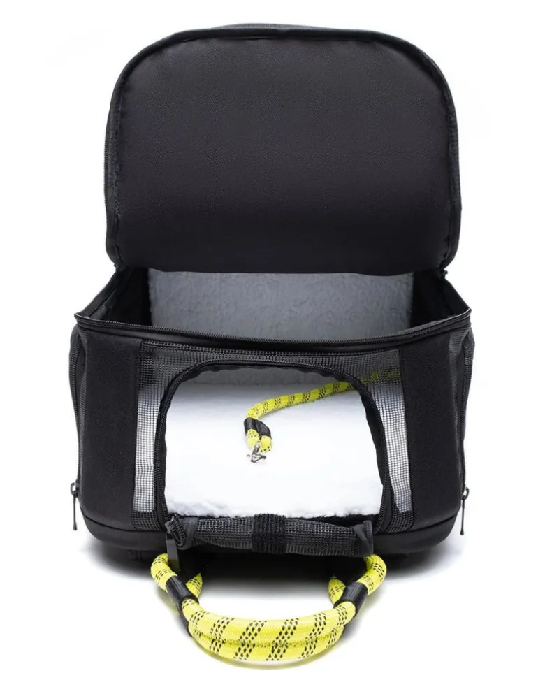Ready-For-Adventure Pet Backpack in Black (Airline Compliant)
