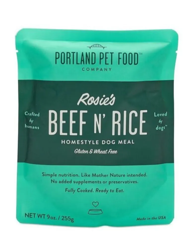 Rosie's Beef N' Rice Meal Pouch for Dogs (Made in the USA)
