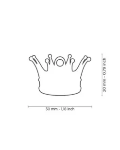 Royal Crown Custom Pet ID Tag