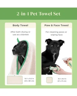Rub Me More Pet Spa Towels Set