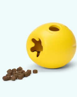 Rumbl® Puzzle Treat-Dispensing Enrichment Dog Toy in Dandelion Yellow