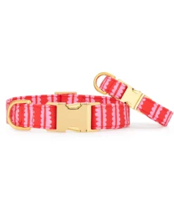 Scallop Stripe Dog Collar