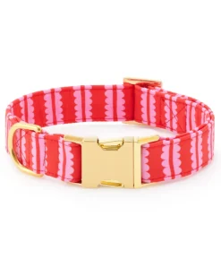Scallop Stripe Dog Collar