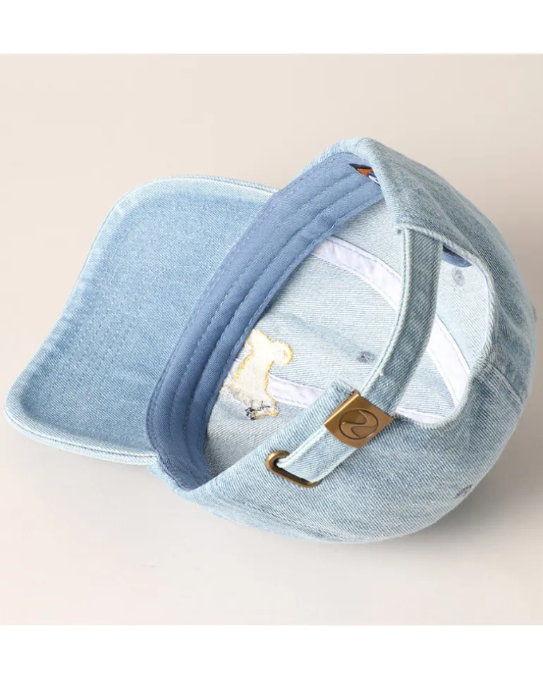 Shiba Inu Embroidered Denim Hat