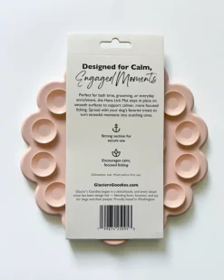 Silicone Dog Lick Mat in Pink