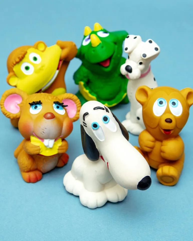 Silly Latex Dog Toys (6-Pack)
