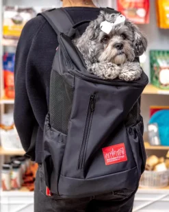 Sirius Traveler Dog Backpack in Black