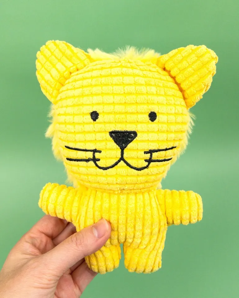 Small Squeaky Corn Fleece Plush Dog Toy