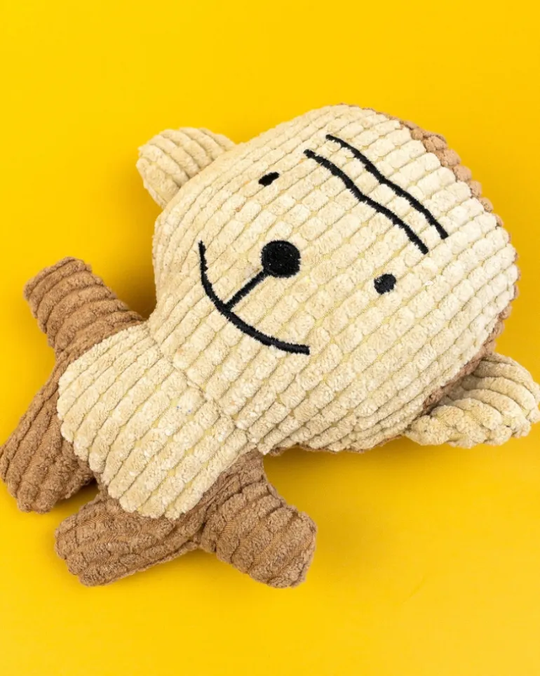 Small Squeaky Corn Fleece Plush Dog Toy