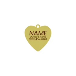 Smiling Heart ID Tag (Custom)