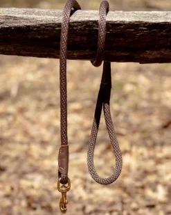Snap Leash in Dark Brown (Made in the USA)