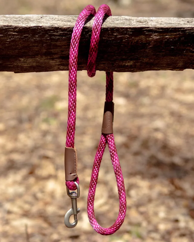Snap Leash in Ruby (Made in the USA)