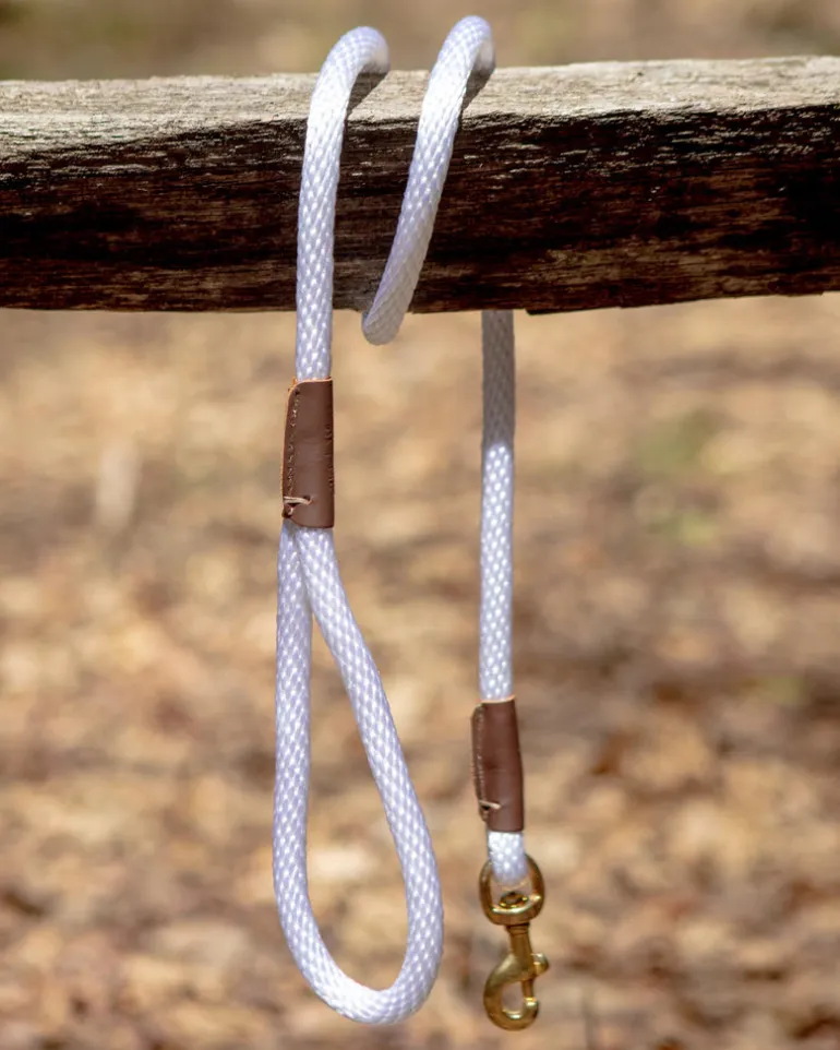Snap Leash in White (Made in the USA)