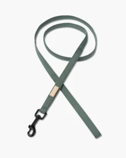 Soft Fabric Dog Leash (with Traffic Loop) in Sandstone, Myrtle Green or Soft Blush