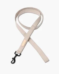 Soft Fabric Dog Leash (with Traffic Loop) in Sandstone, Myrtle Green or Soft Blush