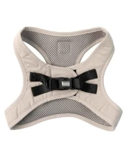 Soft Fabric Step-In Dog Harness in Sandstone