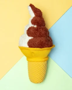 Soft Serve Giggle Stick Ice Cream Cone Dog Toy