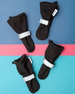 Soft Shield Dog Boots in Black