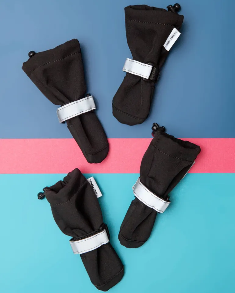 Soft Shield Dog Boots in Black