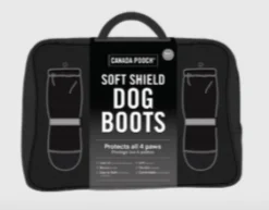 Soft Shield Dog Boots in Black