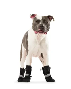Soft Shield Dog Boots in Black